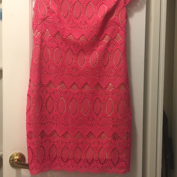 Eliza J Scalloped Crochet Lace Dress - Picture 3 of 14